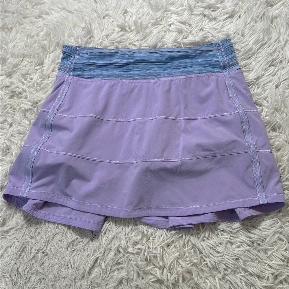 Lululemon Pace Rival Skirt II (Tall) *4-way Stretch Lilac / Wave Twist Lilac Cas